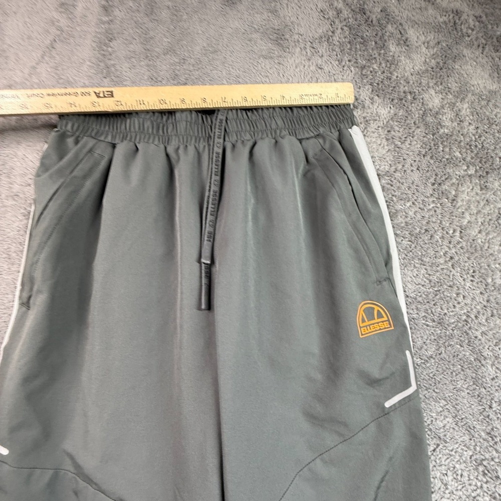 Ellesse Palavo Track Pants Mens L Gray Athletic Joggers Stretch Waist Sports - Picture 6 of 10